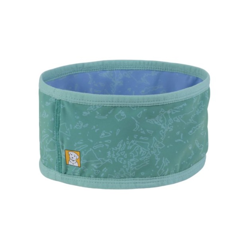 Ruffwear Swamp Cooler Cooling Dog Neck Gaiter (Aurora Teal / Heliotrope Purple)