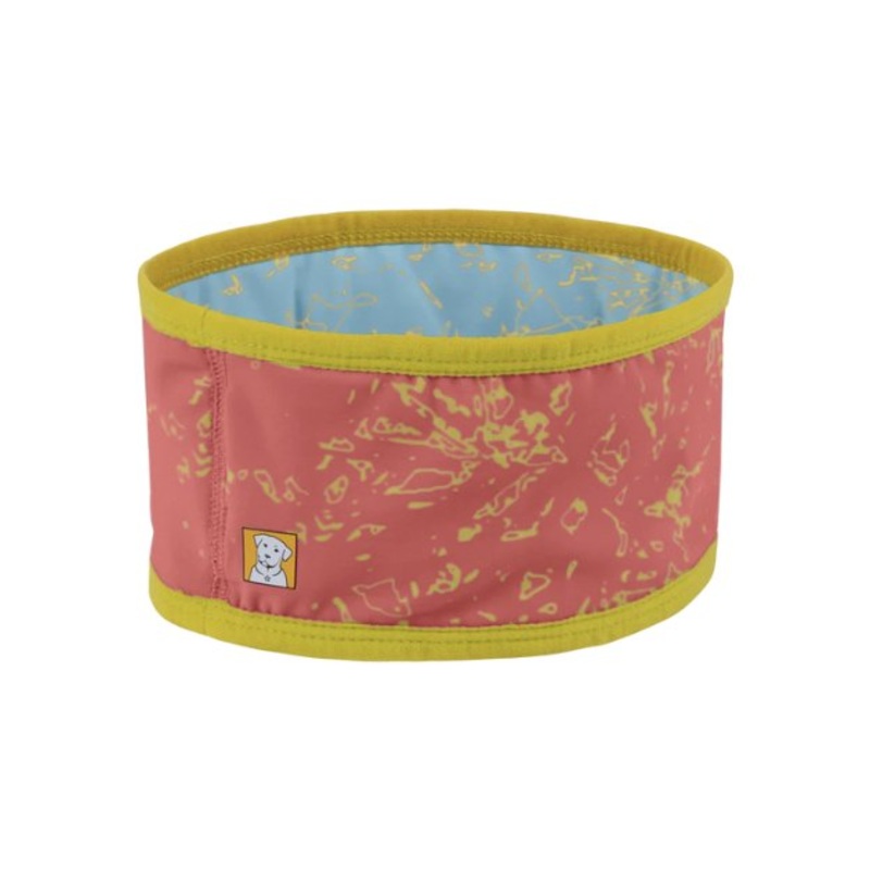 Ruffwear Swamp Cooler Cooling Dog Neck Gaiter (Salmon Pink / Blue Mist)