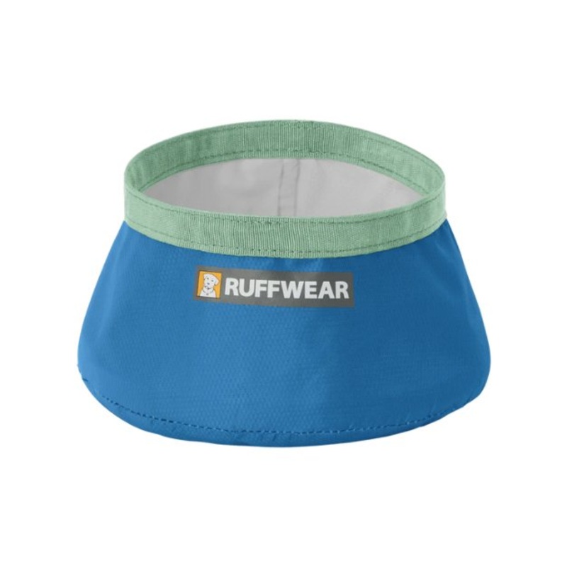 Ruffwear Trail Runner Ultralight & Packable Dog Bowl (Blue Pool)