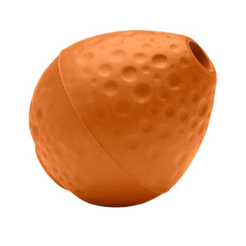 Ruffwear Turnup Interactive Rubber Throw Dog Toy (Campfire Orange)