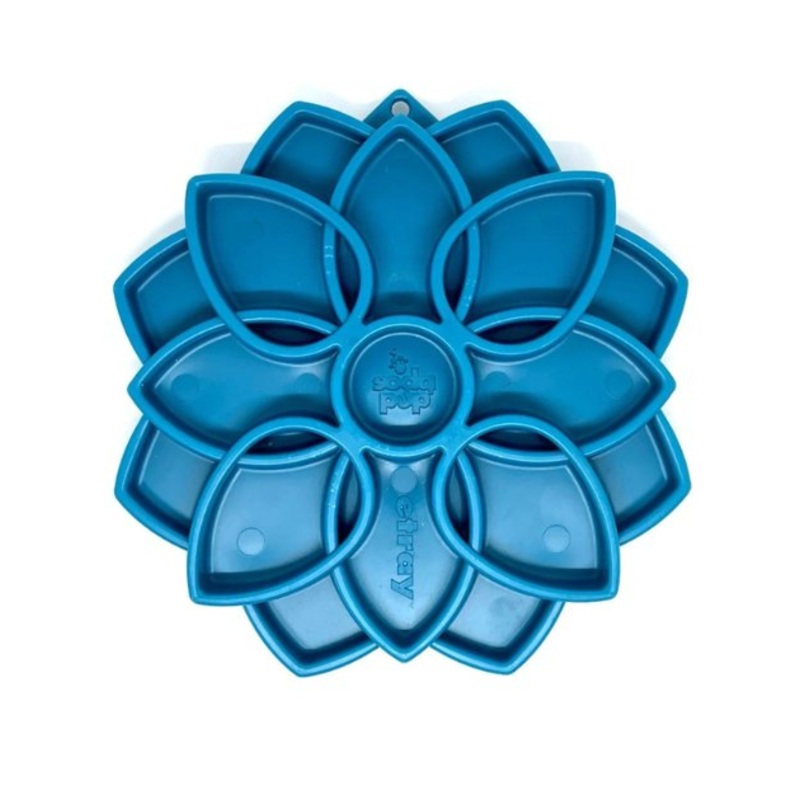 SodaPup Enrichment Feeding Tray For Dogs (Blue Mandala)