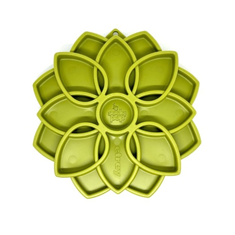 SodaPup Enrichment Feeding Tray For Dogs (Green Mandala)