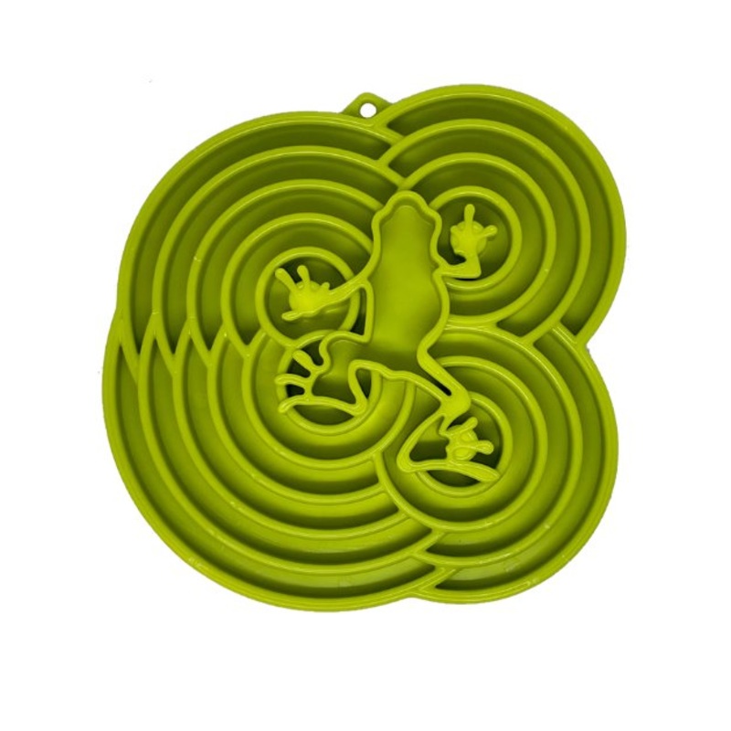 SodaPup Enrichment Feeding Tray For Dogs (Green Water Frog)