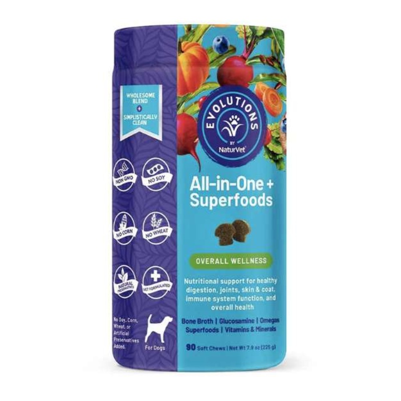 TRY & BUY:  NaturVet Evolutions All-in-One + Superfood Soft Chew Dog Supplement