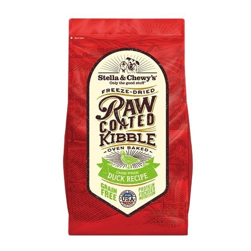 TRY & BUY: Stella & Chewys Grain Free Raw Coated Kibbles (Duck) Dry Dog Food