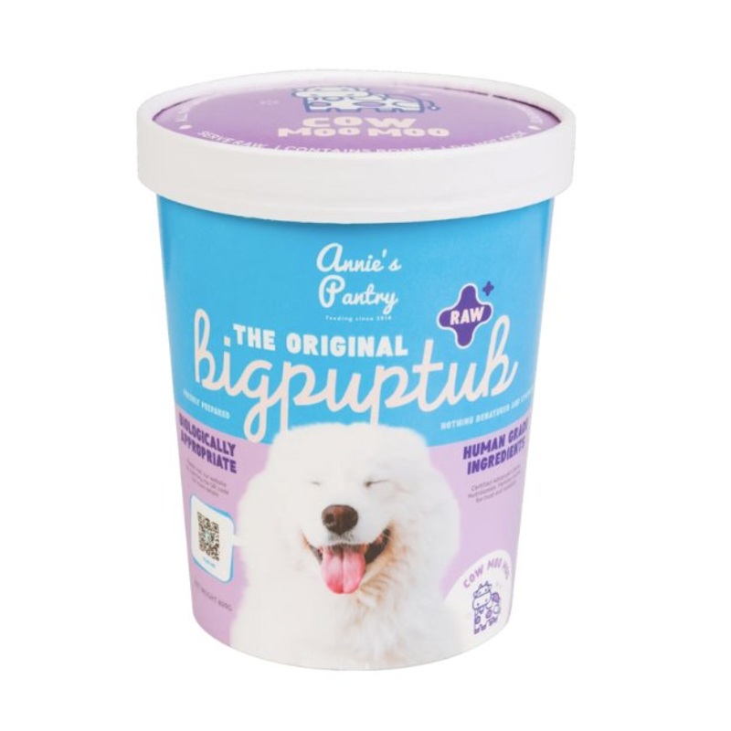 Annie's Pantry BigPupTubs Raw Dog Food (Cow Moo Moo)