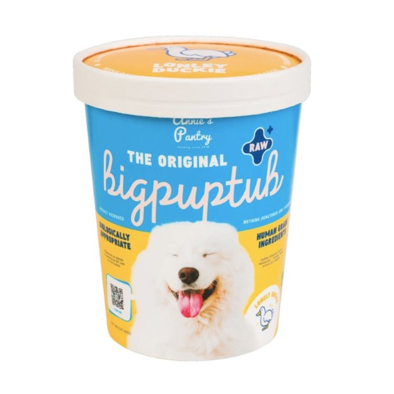 Annie's Pantry BigPupTubs Raw Dog Food (Lonely Duckie)