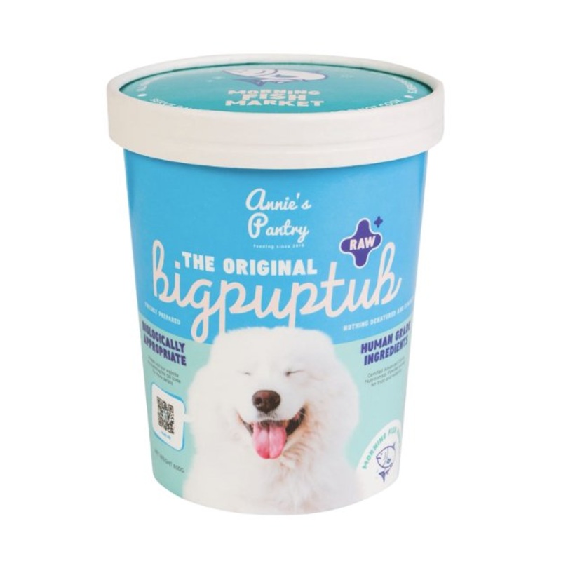 Annie's Pantry BigPupTubs Raw Dog Food (Morning Fish Market)