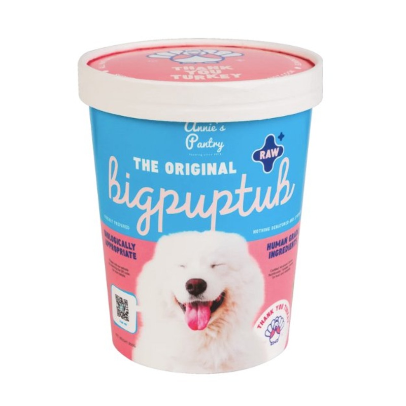 Annie's Pantry BigPupTubs Raw Dog Food (Thank You Turkey)