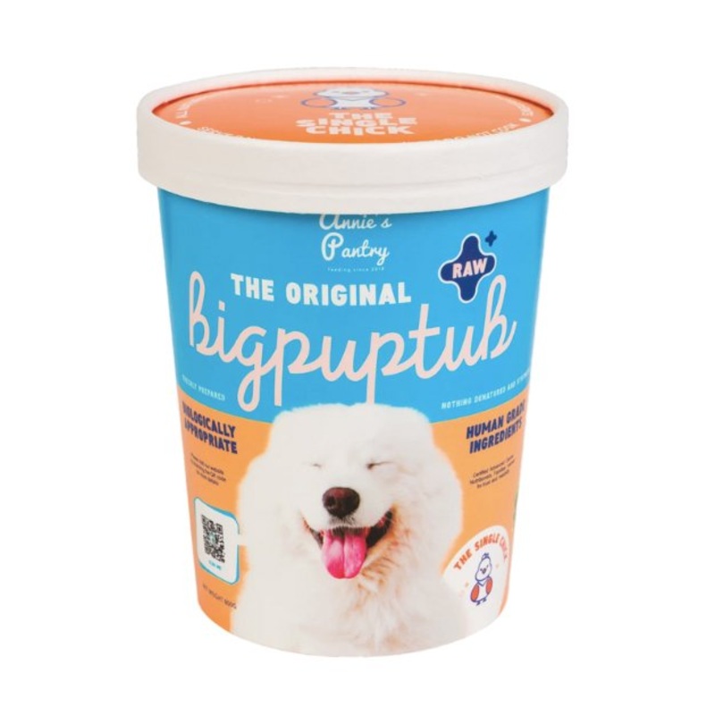 Annie's Pantry BigPupTubs Raw Dog Food (The Single Chick)