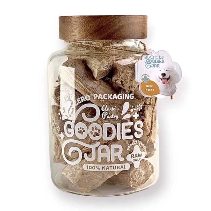Annie's Pantry Goodies Jars Freeze-Dried Dog Treats (Duck Necks)