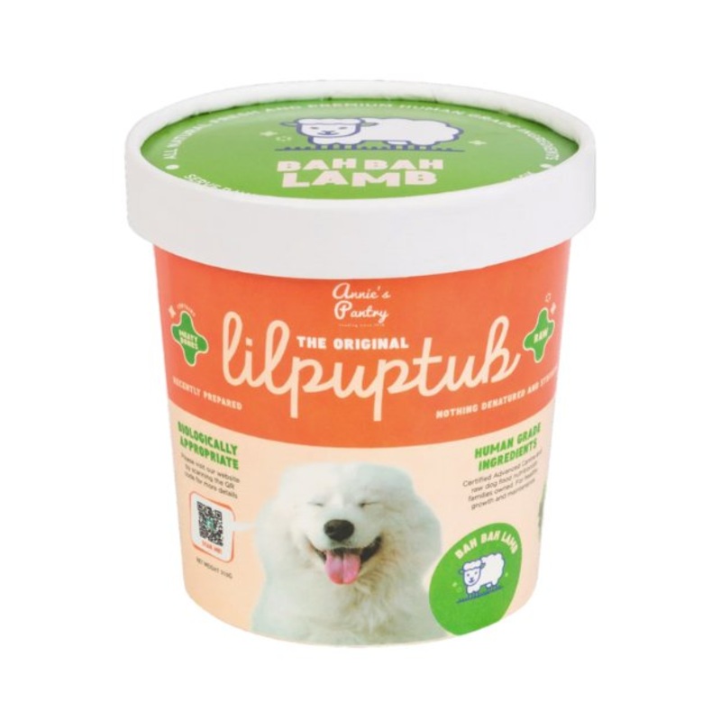 Annie's Pantry LilPupTubs Raw Dog Food (Bah Bah Lamb)