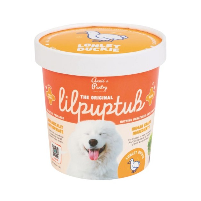 Annie's Pantry LilPupTubs Raw Dog Food (Lonely Duckie)
