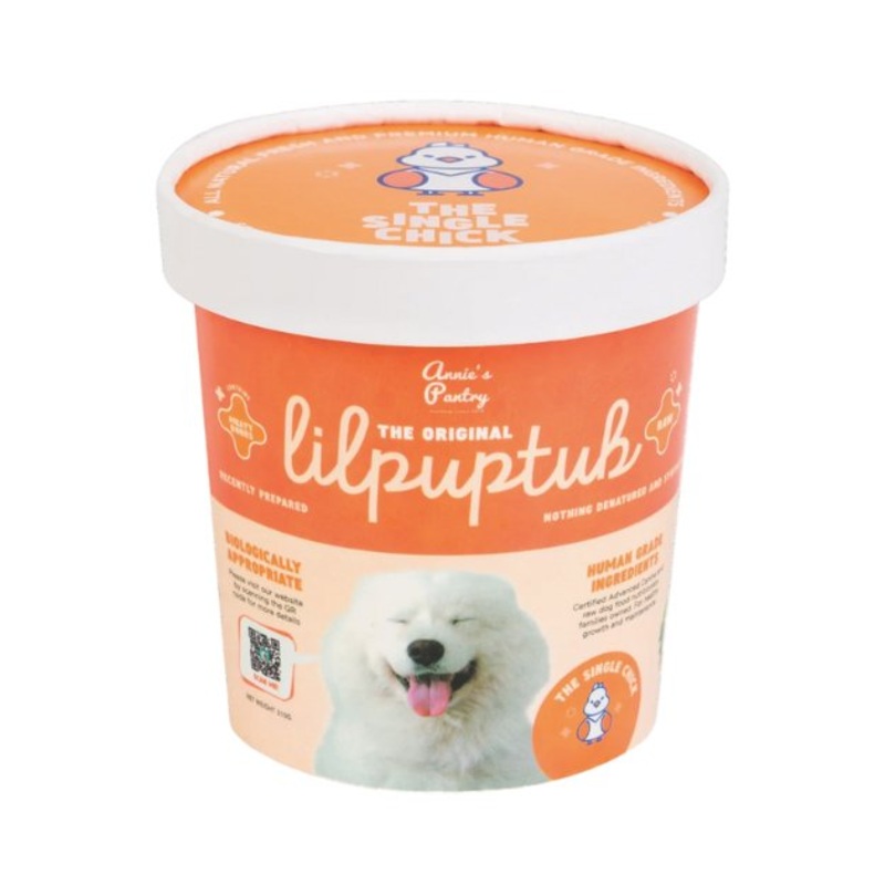 Annie's Pantry LilPupTubs Raw Dog Food (The Single Chick)