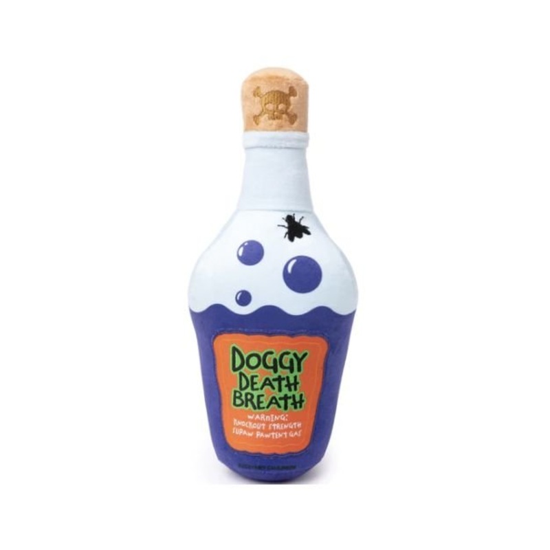 FuzzYard Halloween Doggy Death Breath Potion Plush Dog Toy