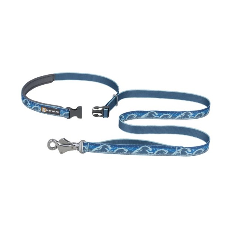Ruffwear Crag Reflective & Multi-Use Dog Leash (Midnight Wave)