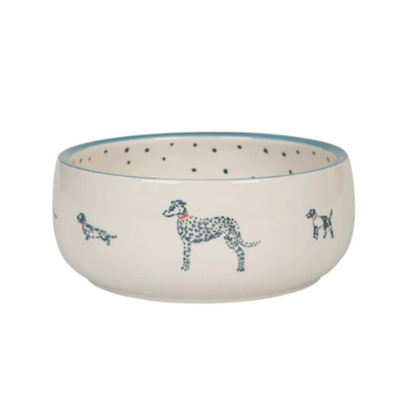 Sophie Allport Fetch Stoneware Dog Bowl