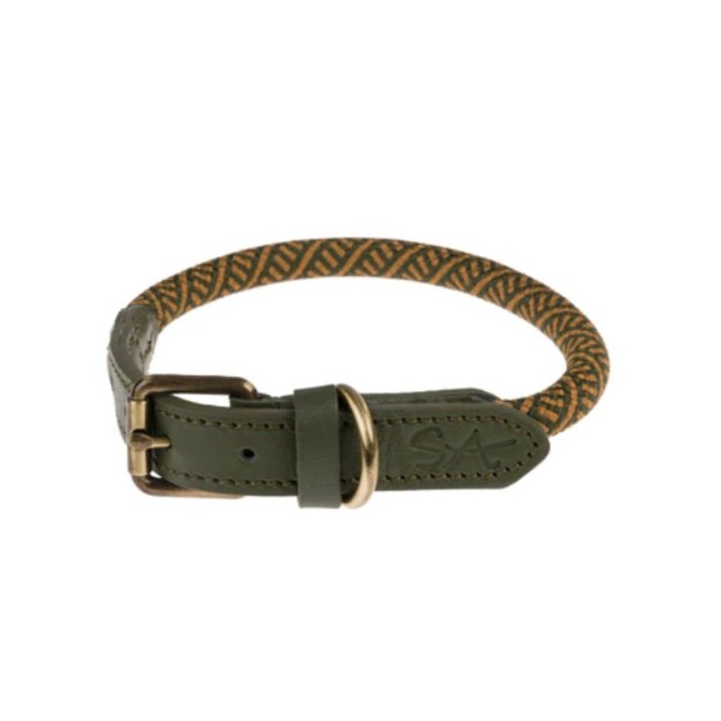 Sophie Allport Rope Collar (Forest Green)