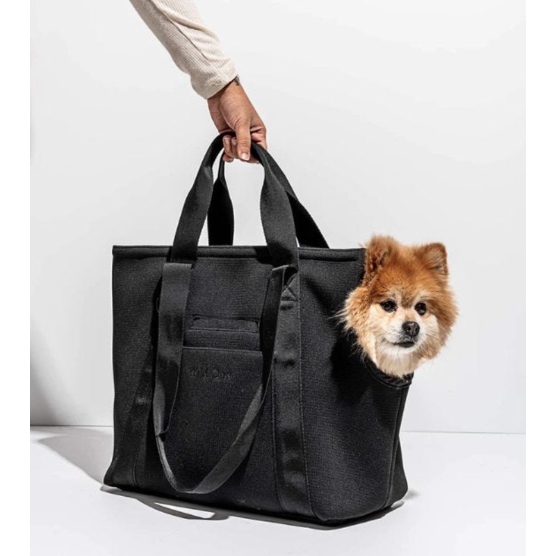 Wild One Recycled Knit Everyday Pet Carrier (Black)