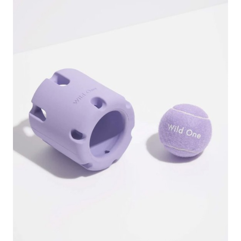 Wild One Tennis Tumble Dog Chew Toy (Lilac)