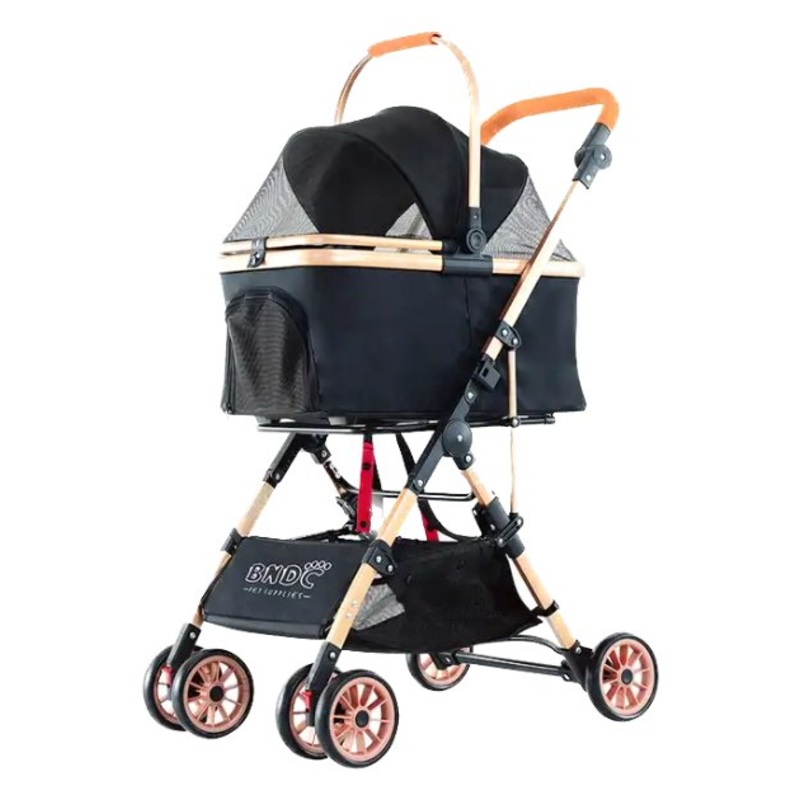 BNDC 103 Pram & Stroller For Dogs & Cats (Black)
