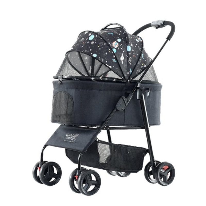 BNDC 107 Pram & Stroller For Dogs & Cats (Sky)