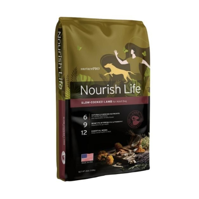 [BUY 1 FREE 1] TRY & BUY: Nurture Pro Nourish Life (Slow-Cooked Lamb) Adult Dry Dog Food