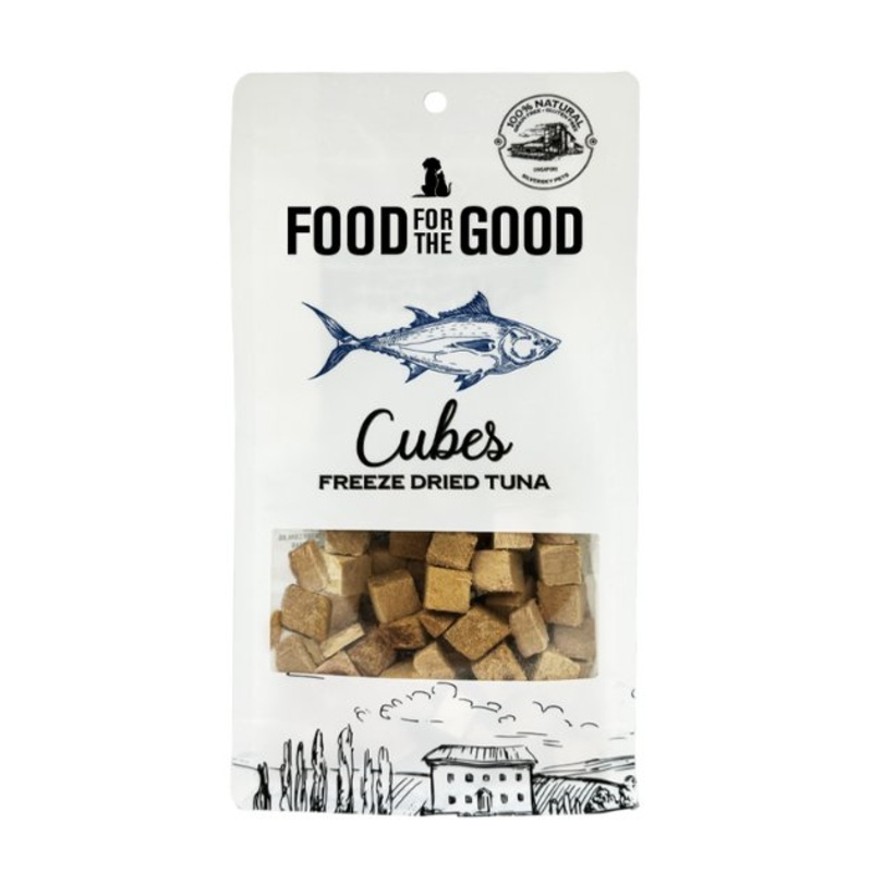 Food For The Good Freeze Dried Cat & Dog Treats (Tuna Cubes)