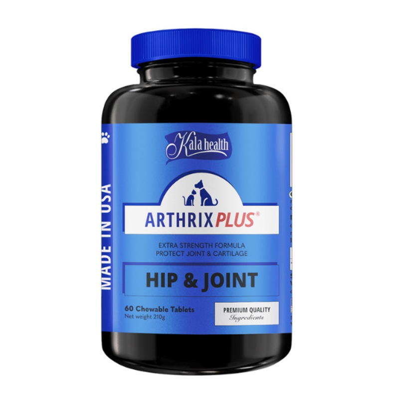 Kala Health ARTHRIX PLUS (Hip & Joint) Extra Strength Formula Supplement for Dogs and Cats