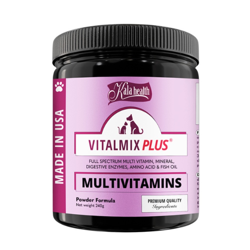 Kala Health VITALMIX PLUS (Multivitamins) Full Spectrum Multivitamins Supplements for Dogs and Cats