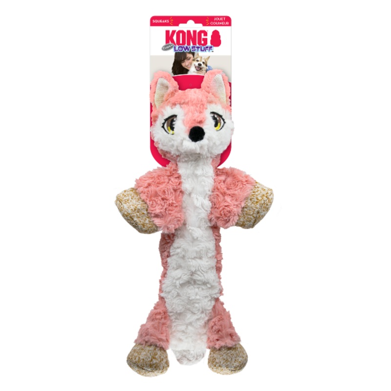 Kong Low Stuff Fox Flopzie Dog Toy