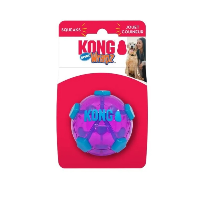 Kong Wrapz Sport Soccer Ball Dog Toy