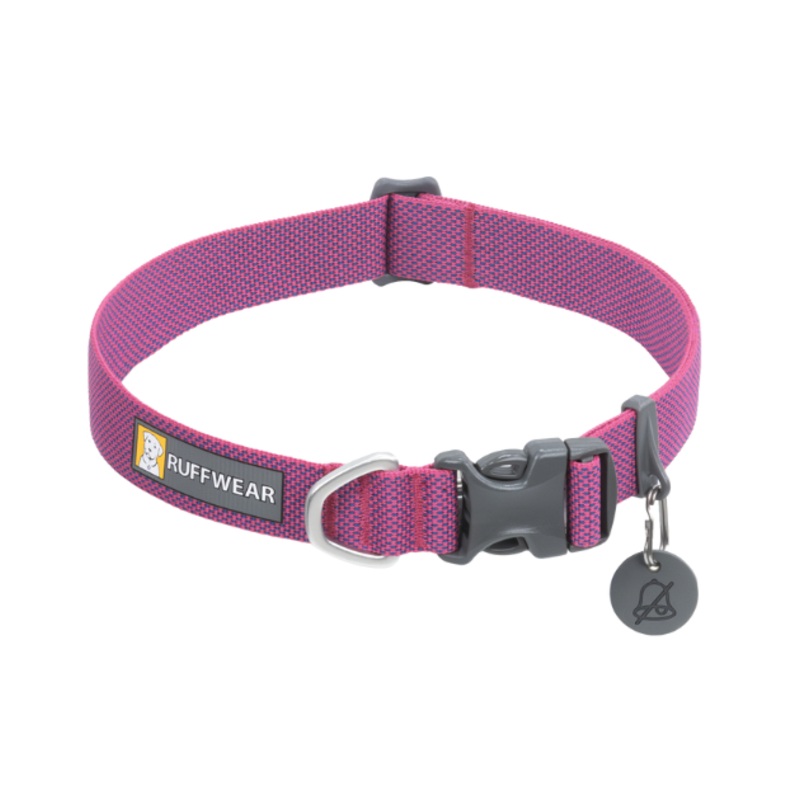 Ruffwear Hi & Light Lightweight Dog Collar (Alpenglow Pink)