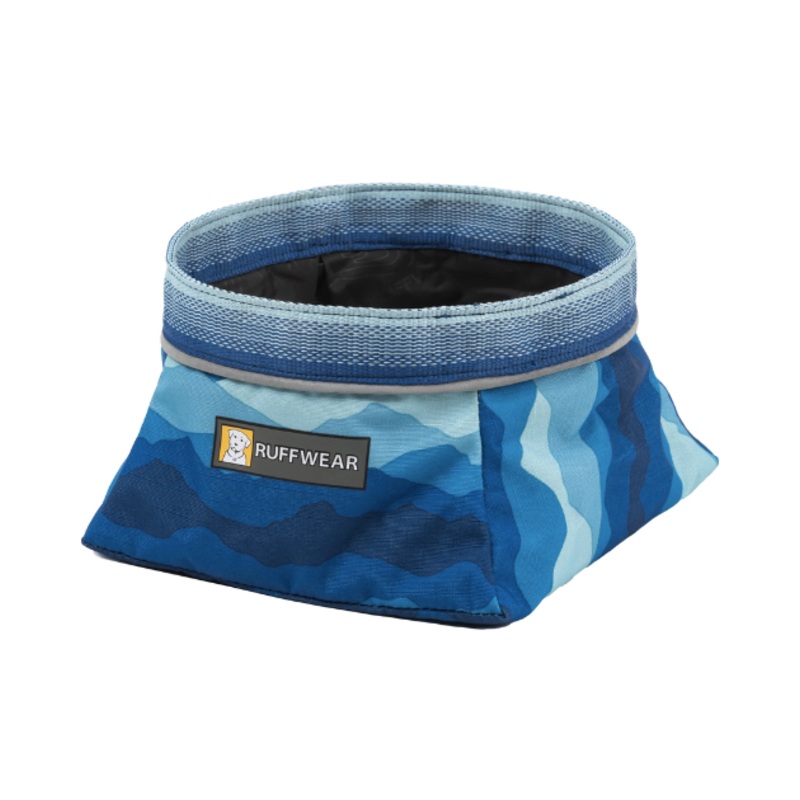 Ruffwear Quencher Collapsible Dog Food & Water Bowl (Coastal Mountains)