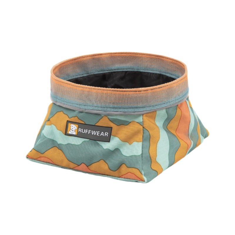 Ruffwear Quencher Collapsible Dog Food & Water Bowl (Spring Mountains)