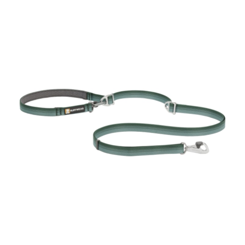 Ruffwear Switchbak Adjustable Double-Ended Dog Leash (River Rock Green)