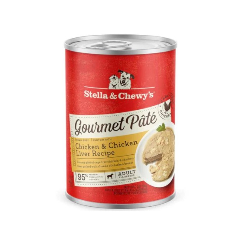 Stella & Chewys Grain Free Gourmet Pate Wet Dog Food (Chicken & Chicken Liver)