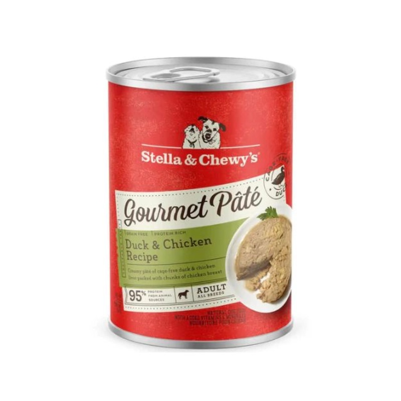 Stella & Chewys Grain Free Gourmet Pate Wet Dog Food (Duck & Chicken)