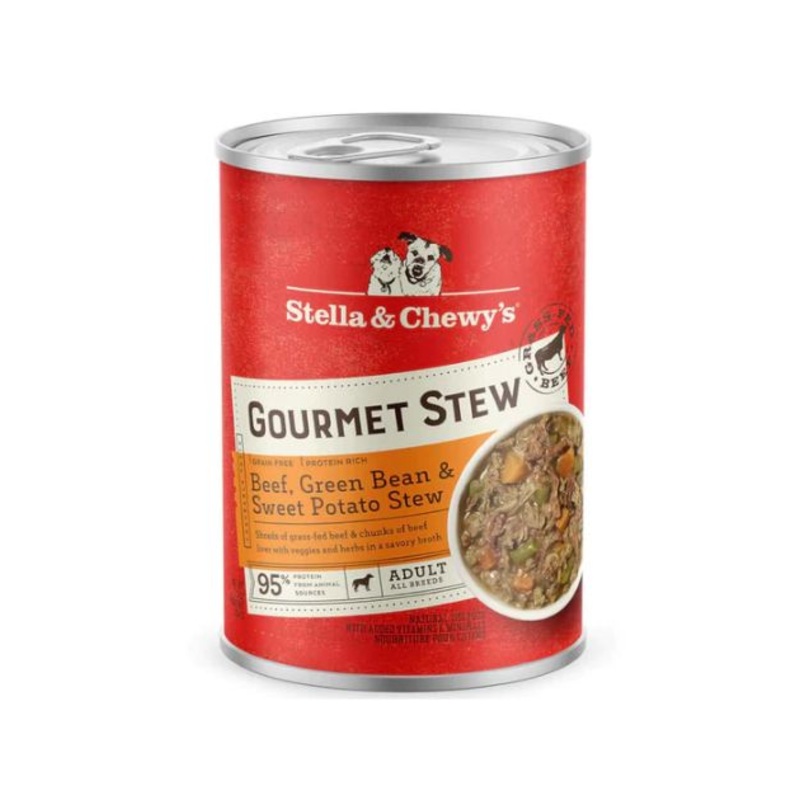Stella & Chewys Grain Free Gourmet Stew Wet Dog Food (Beef, Green Bean & Sweet Potato)