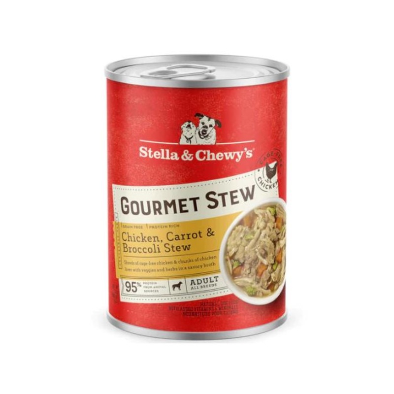 Stella & Chewys Grain Free Gourmet Stew Wet Dog Food (Chicken, Carrot & Broccoli Stew)