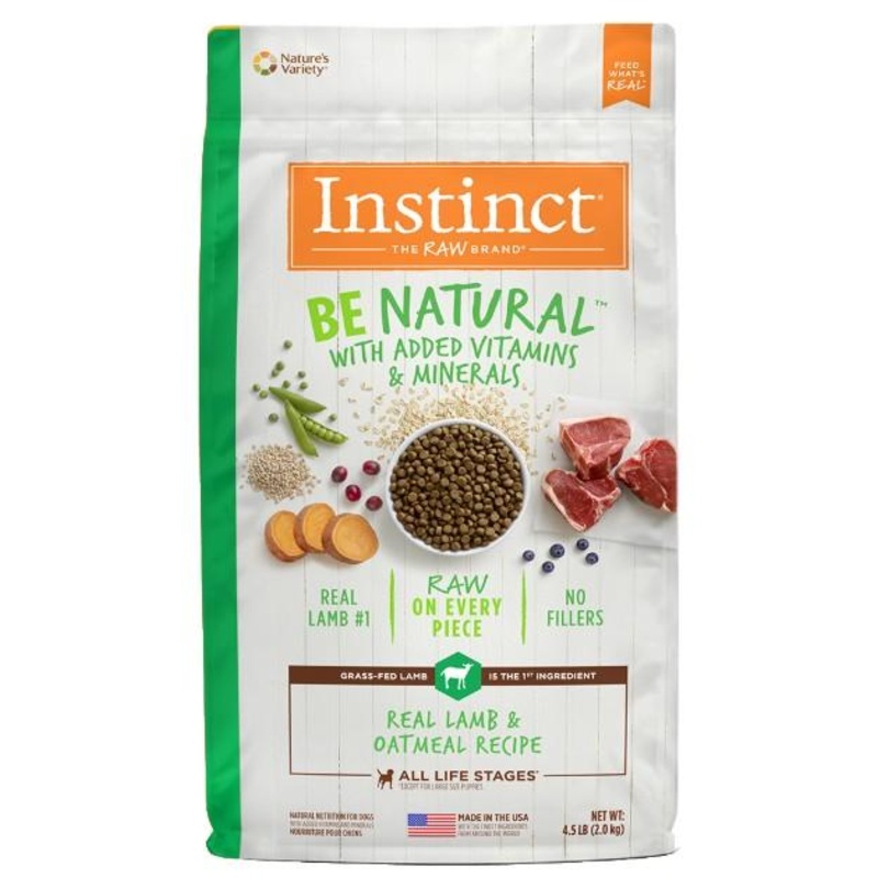 TRY & BUY: Instinct Be Natural Real Lamb & Oatmeal Recipe Dry Dog Food