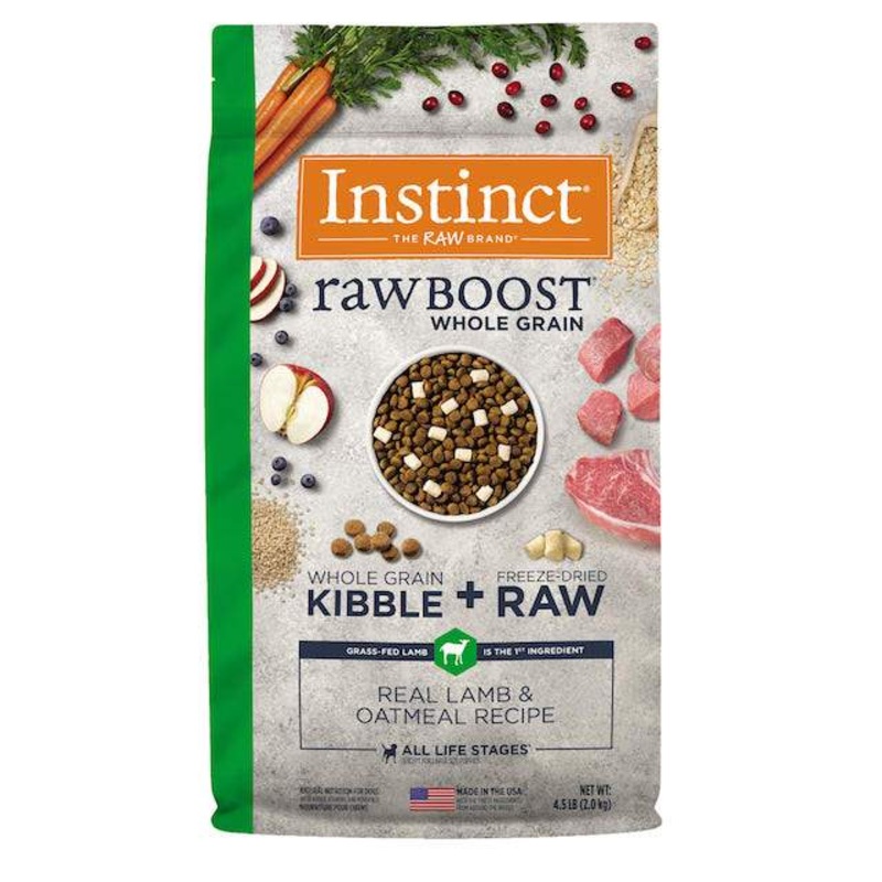 TRY & BUY: Instinct Raw Boost Whole Grain Real Lamb & Oatmeal Recipe Dry Dog Food