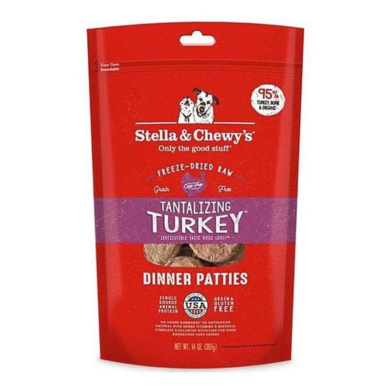 TRY & BUY: Stella & Chewys Freeze Dried Tantalizing Turkey Dinner Patties Dog Food