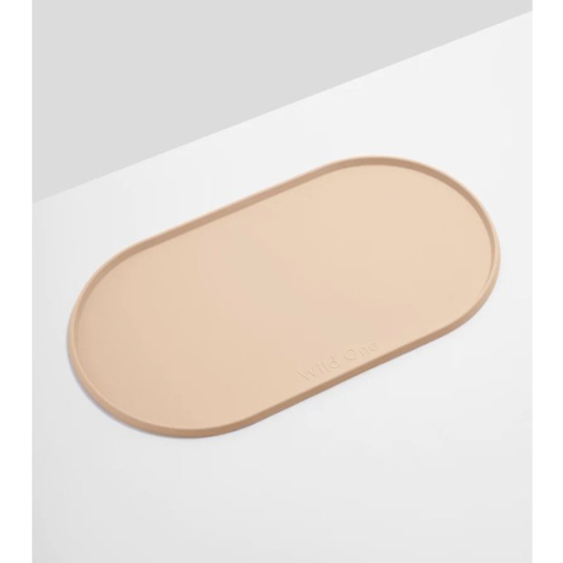 Wild One Nonslip Silicone Placemat (Tan)