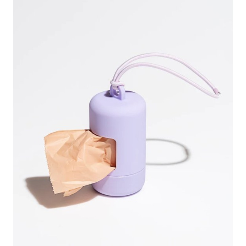 Wild One Poop Bag Carrier and Roll (Lilac)