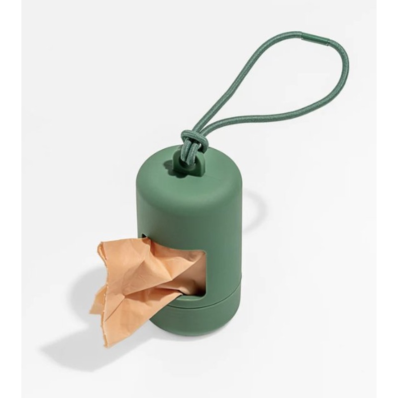 Wild One Poop Bag Carrier and Roll (Spruce)