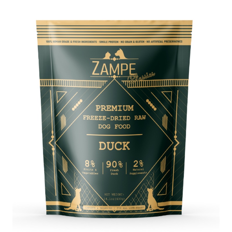 Zampe Freeze Dried Raw Duck Slider Dog Food