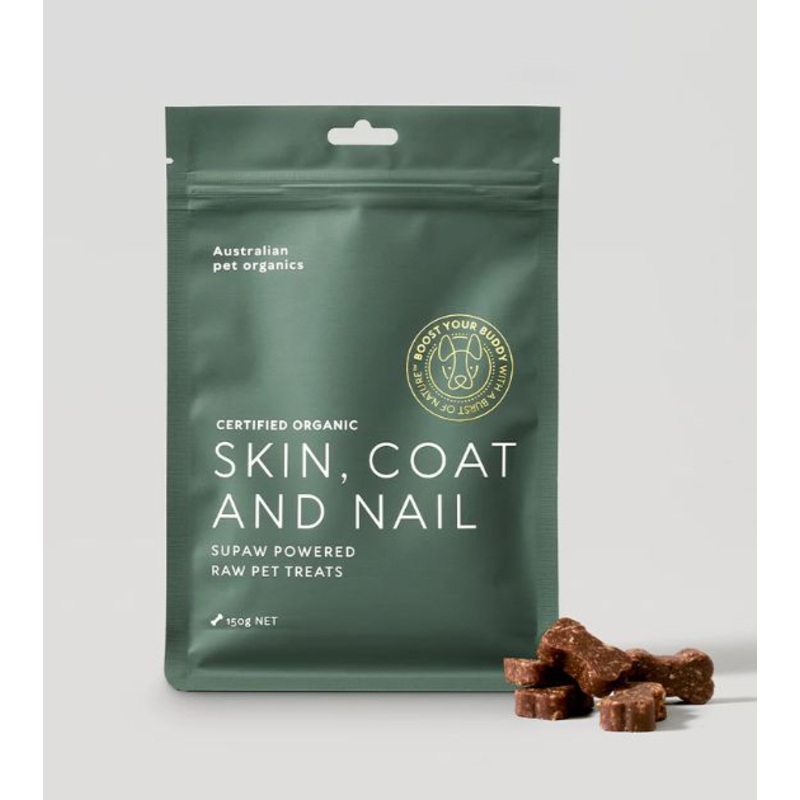 Australian pet organics (Skin, Coat & Nail) Certified Organic Dog Treats