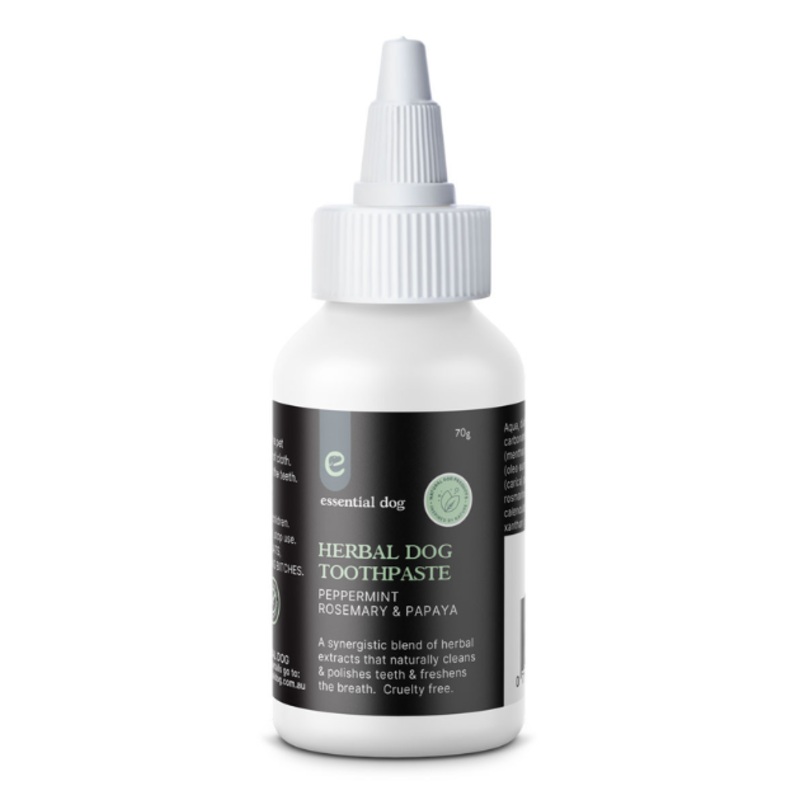 Essential Dog Herbal Dog Toothpaste (Peppermint, Rosemary & Papaya)