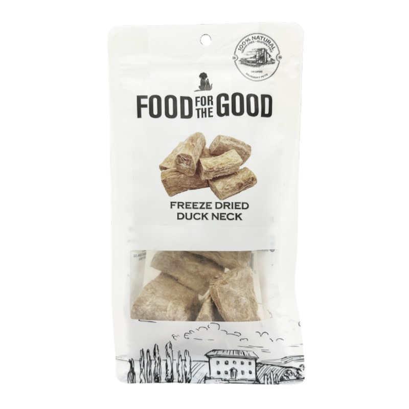 Food For The Good Freeze Dried Cat & Dog Treats (Duck Neck)